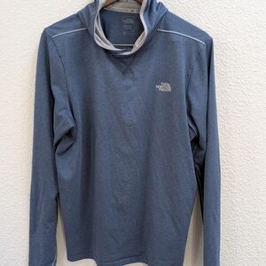 The North Face Blue Long Sleeve Hoodie